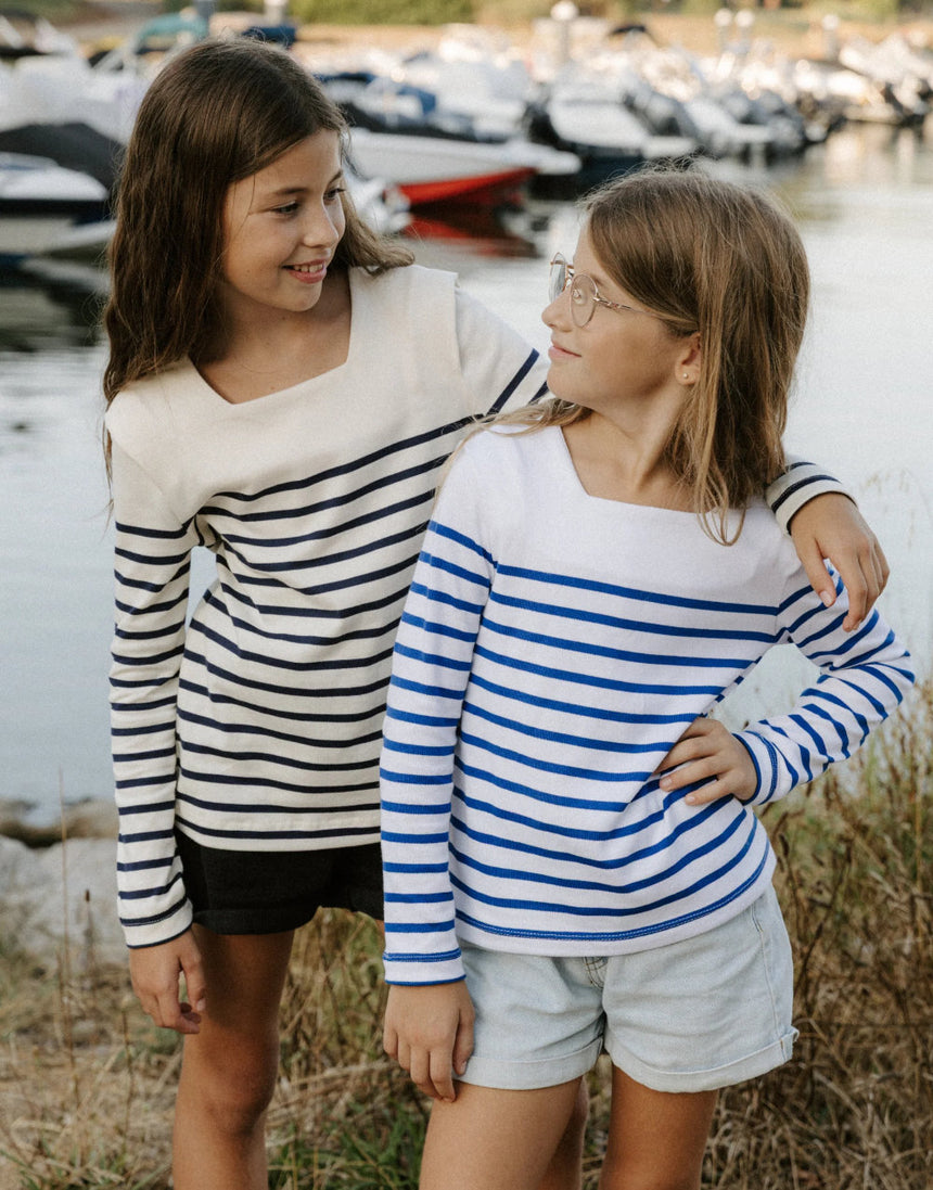 La Marinière Miss Pirate Breton Top Paper Sewing Pattern, Maison Fauve - Girls