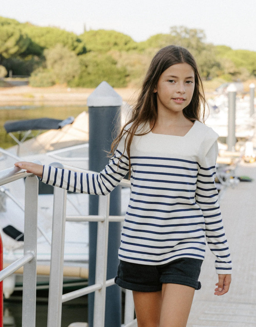 La Marinière Miss Pirate Breton Top Paper Sewing Pattern, Maison Fauve - Girls