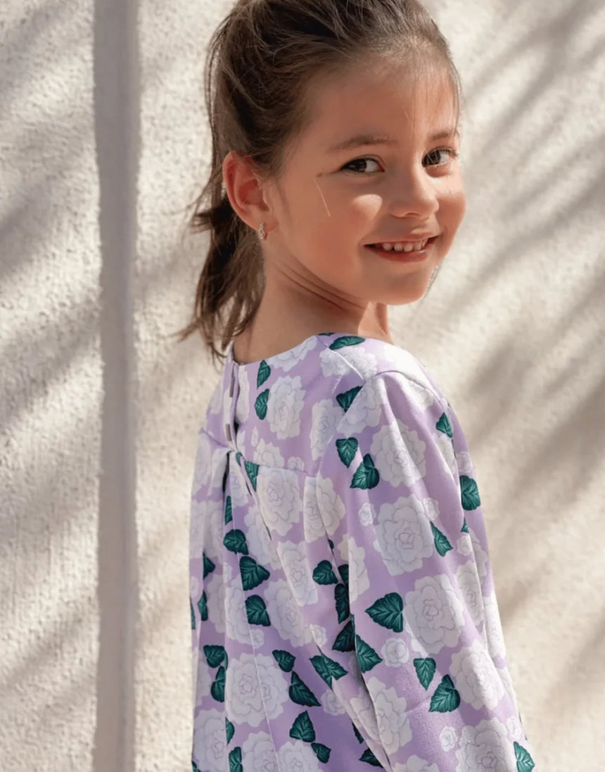 La Blouse Miss Violette Paper Sewing Pattern, Maison Fauve - Girls