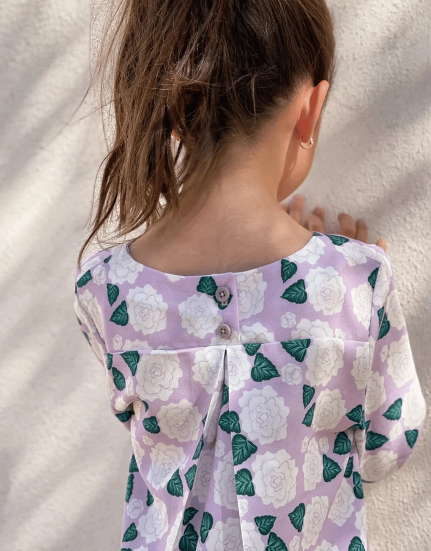 La Blouse Miss Violette Paper Sewing Pattern, Maison Fauve - Girls