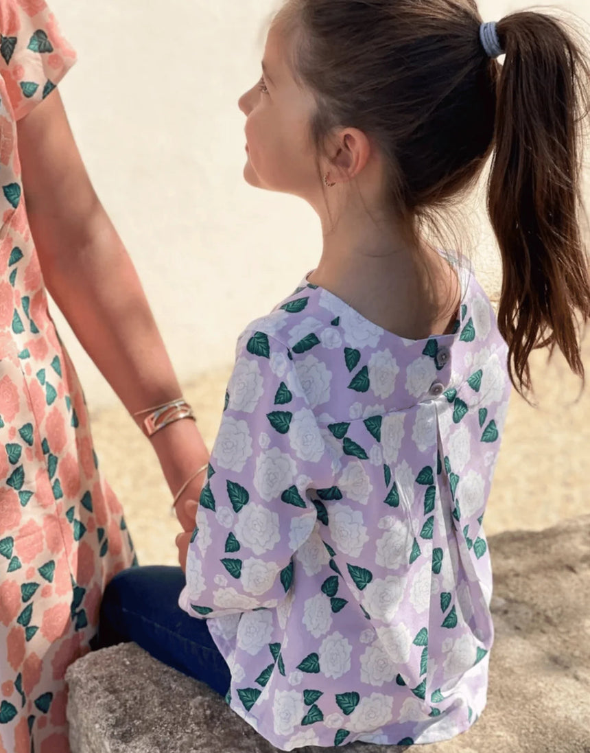 La Blouse Miss Violette Paper Sewing Pattern, Maison Fauve - Girls