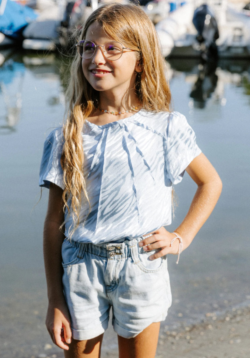 Miss Zenith Blouse Girls Paper Sewing Pattern, Maison Fauve