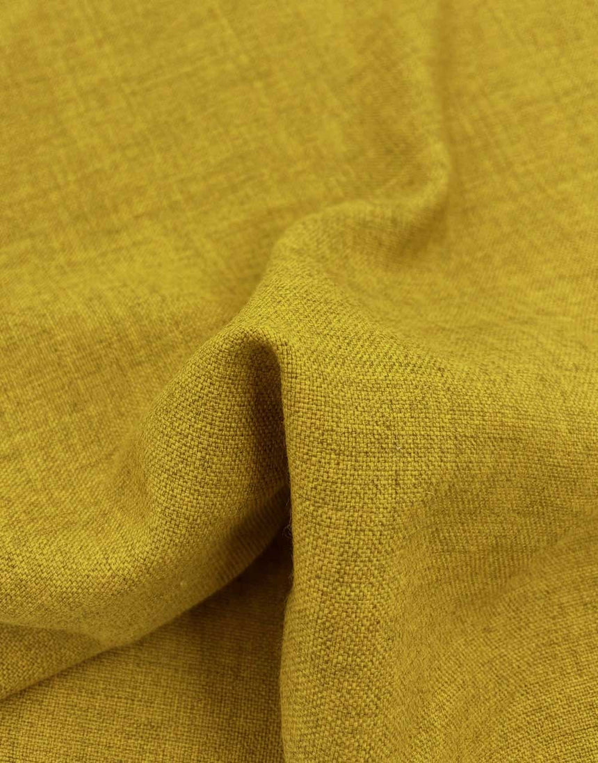 Mustard Heritage Wool Mix Fabric