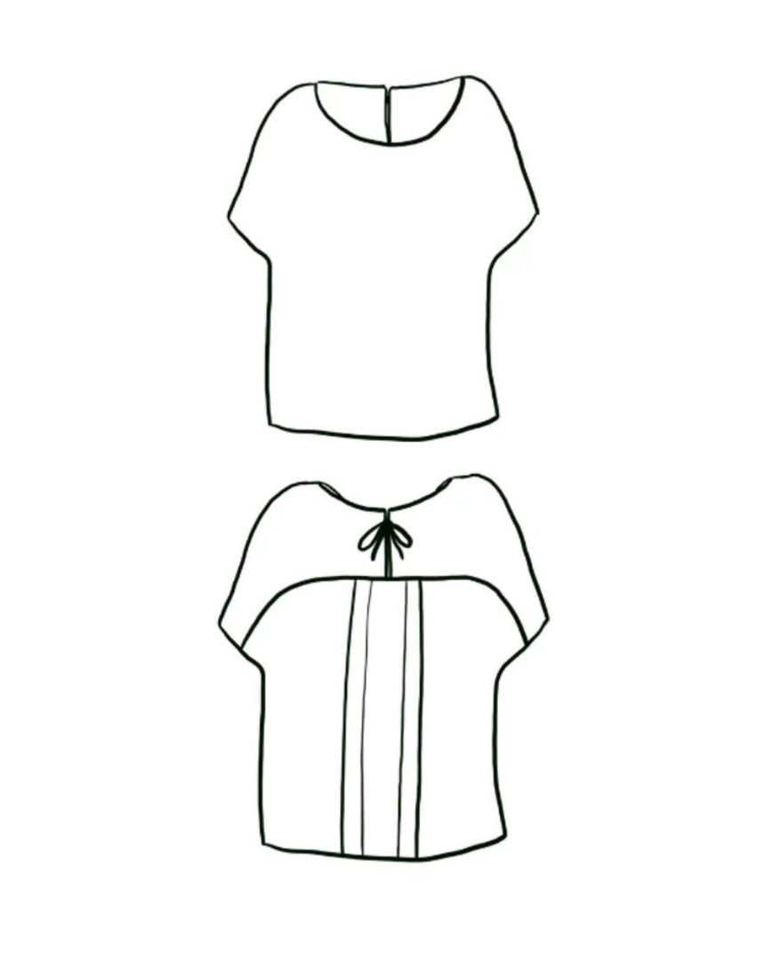 Palma Top Paper Sewing Pattern, Maison Fauve