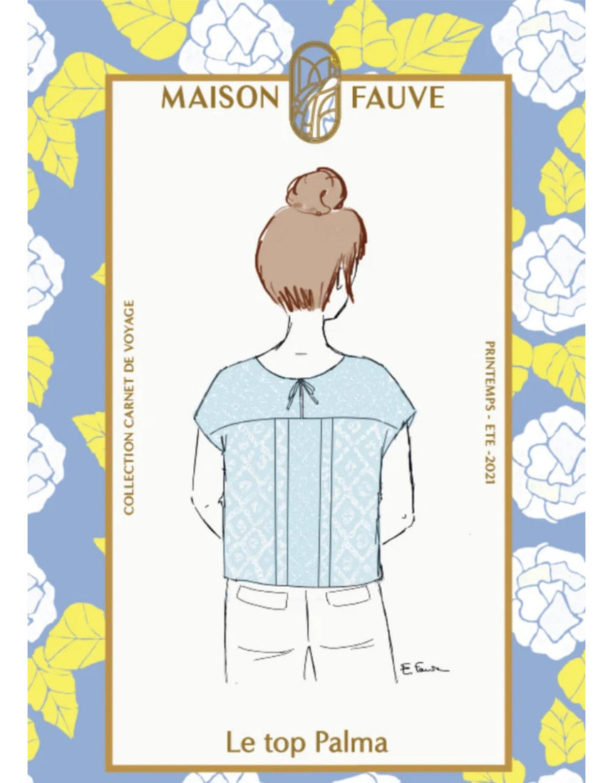 Palma Top Paper Sewing Pattern, Maison Fauve
