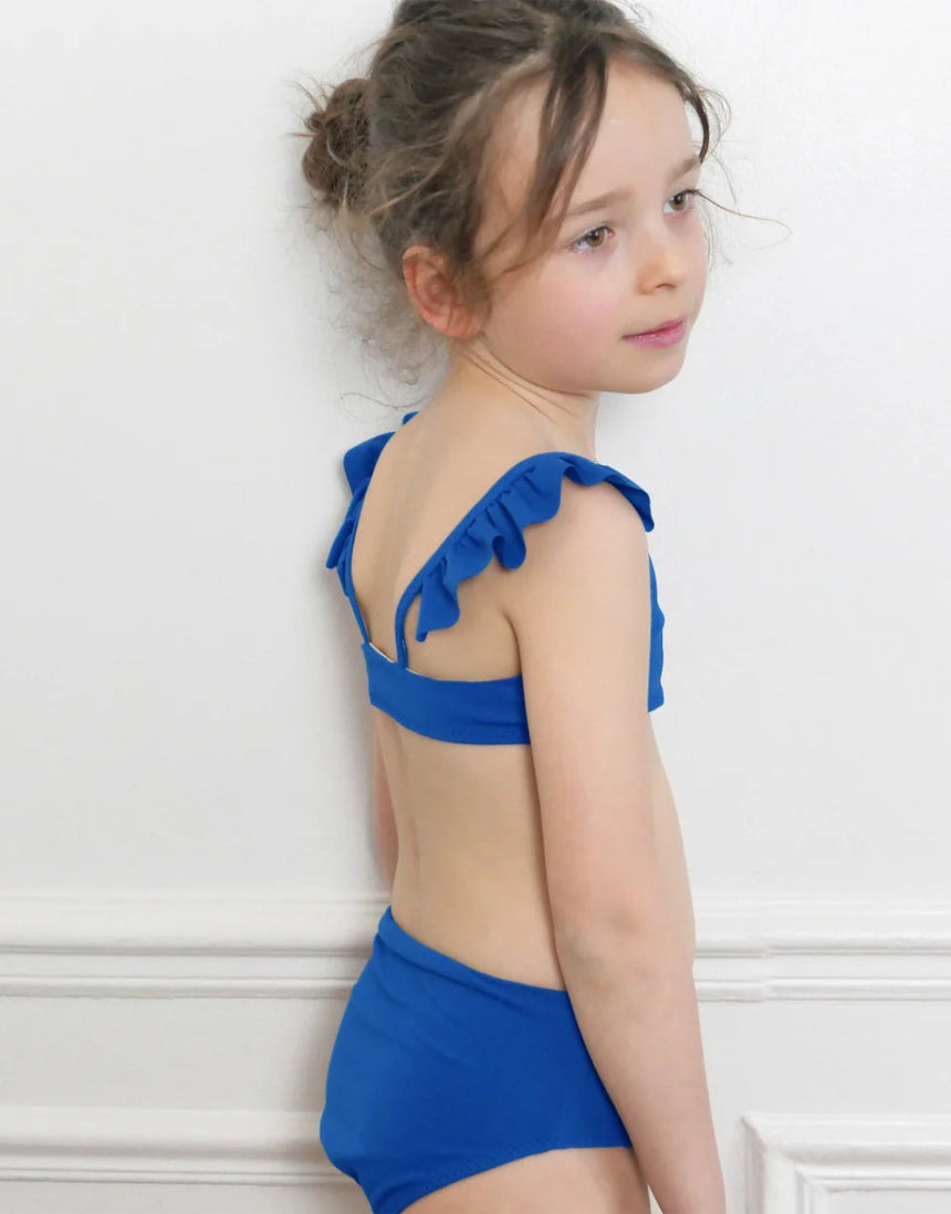 Paulette Children's Swimsuit Paper Sewing Pattern, Ikatee