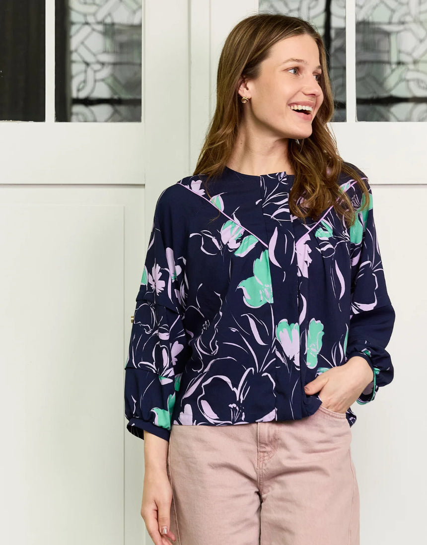 Phoebe Blouse Paper Sewing Pattern, Atelier Jupe
