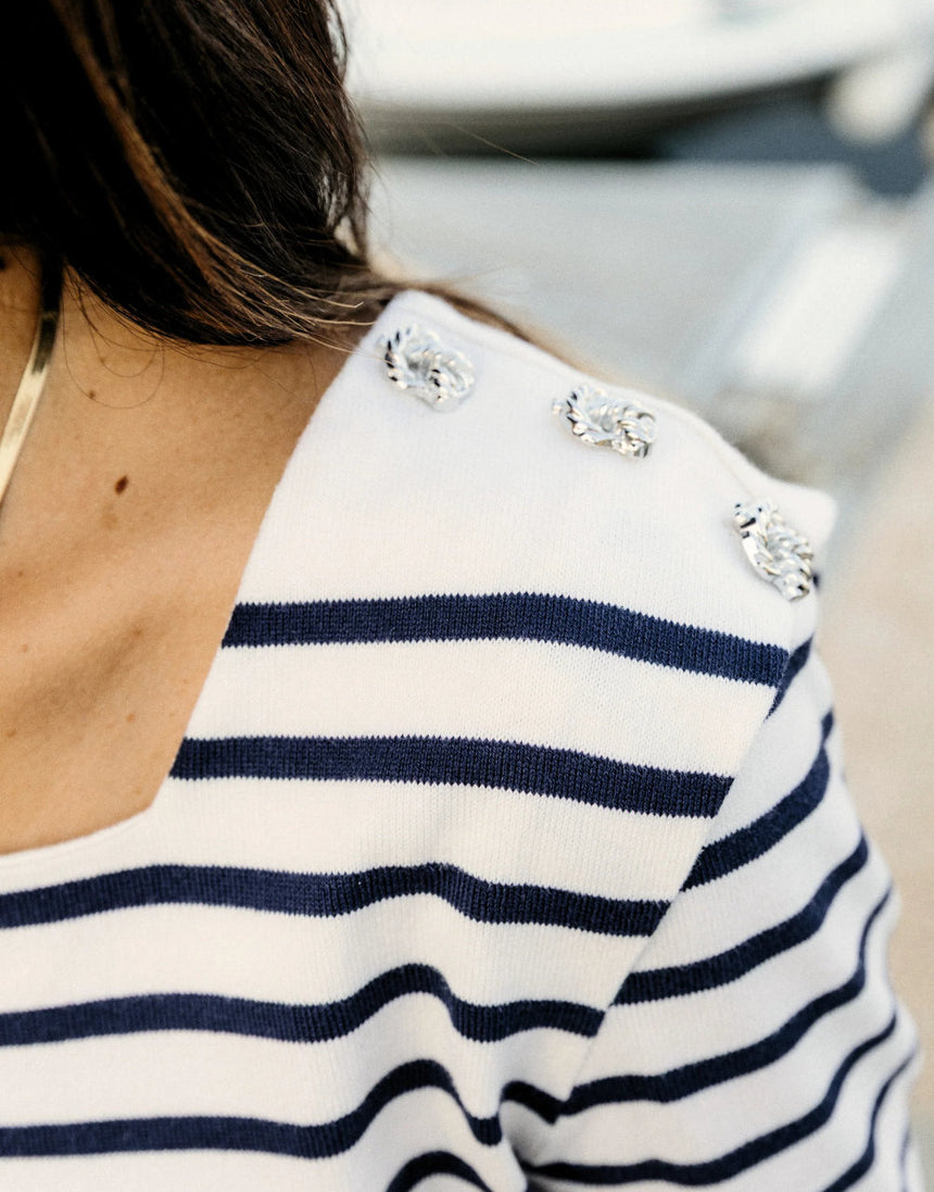 La Marinière Pirate Breton Top Paper Sewing Pattern, Maison Fauve