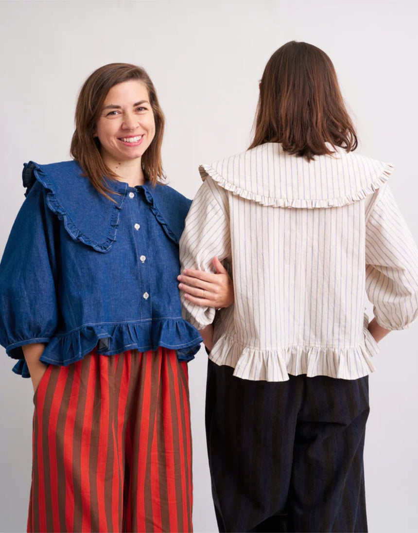 Playdate Blouse PDF Immediate Download Sewing Pattern, Matchy Matchy Sewing Club