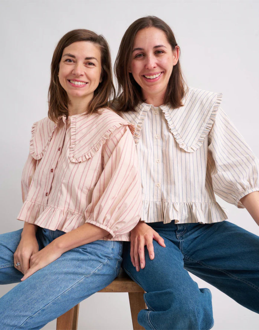 Playdate Blouse PDF Immediate Download Sewing Pattern, Matchy Matchy Sewing Club