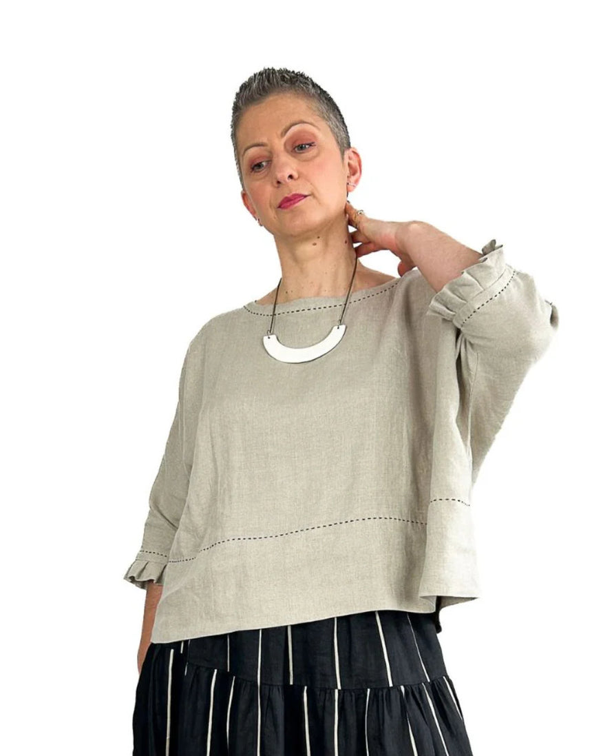 Rea Top Sewing Pattern, Dhurata Davies