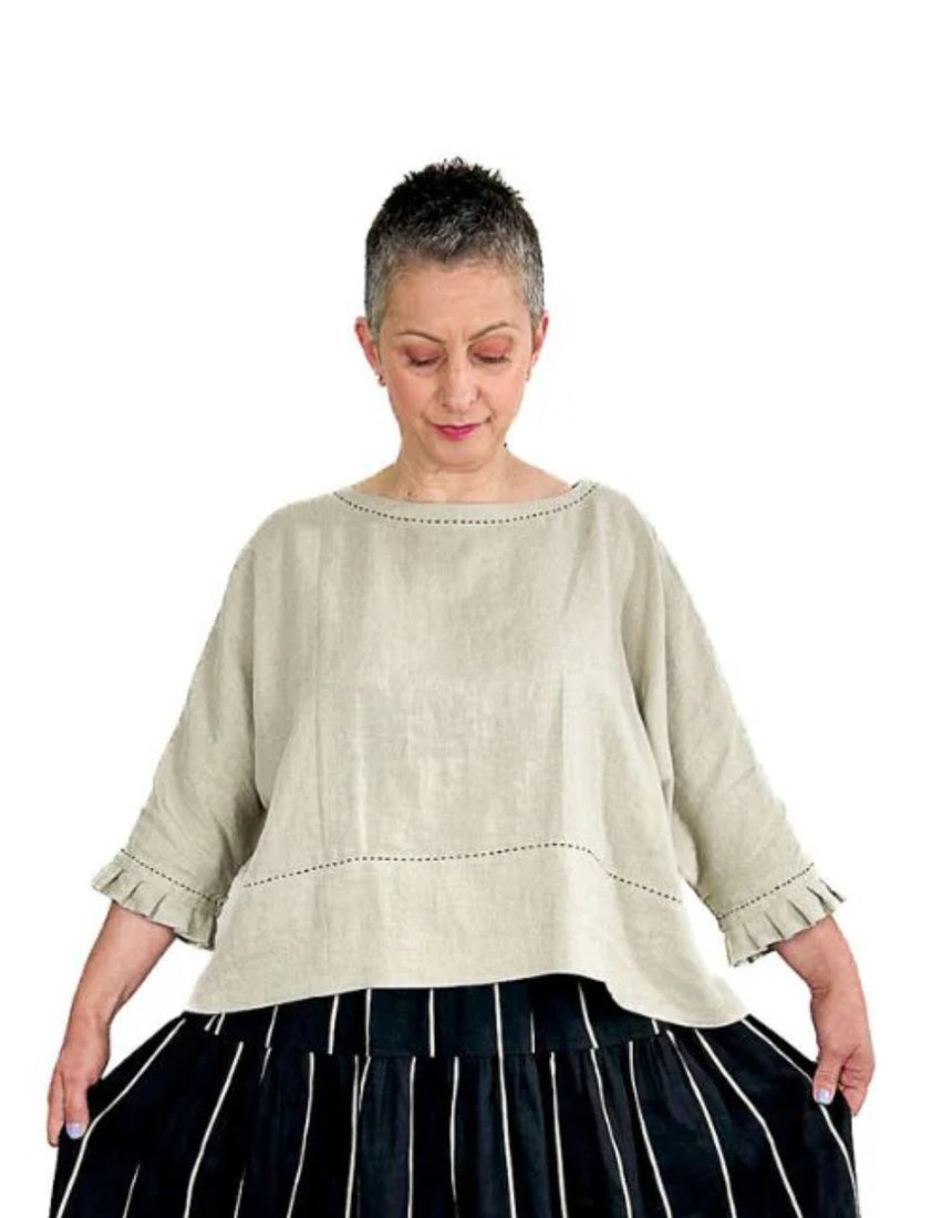 Rea Top Sewing Pattern, Dhurata Davies