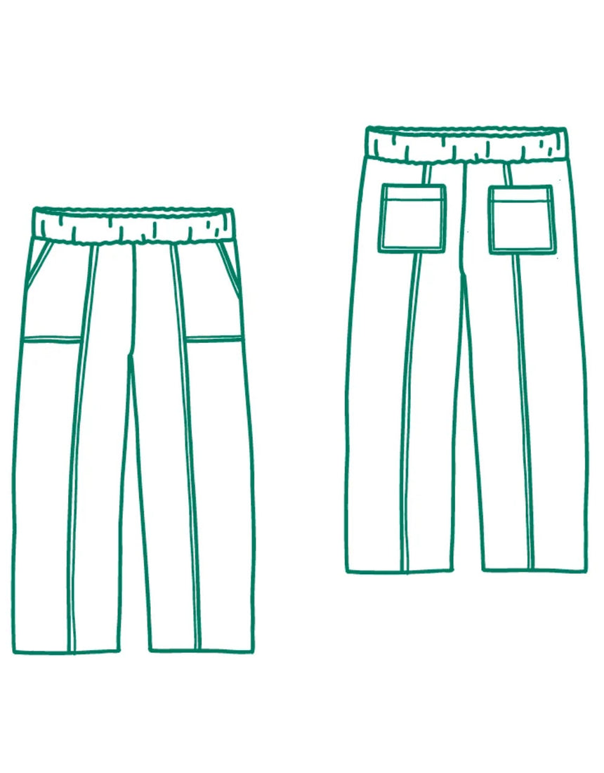 Sal Trousers Kids Sewing Pattern, Atelier Jupe