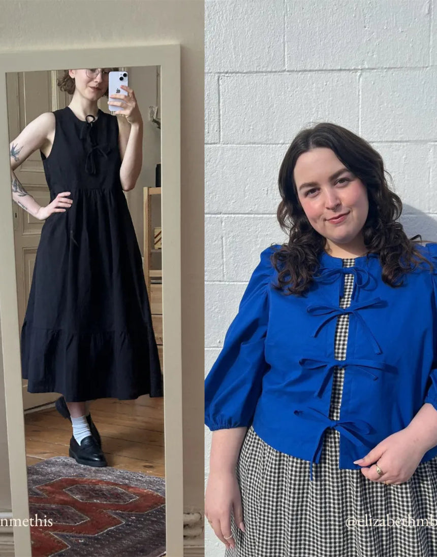 Syd Tie Top & Dress PDF Sewing Pattern, Syd Graham