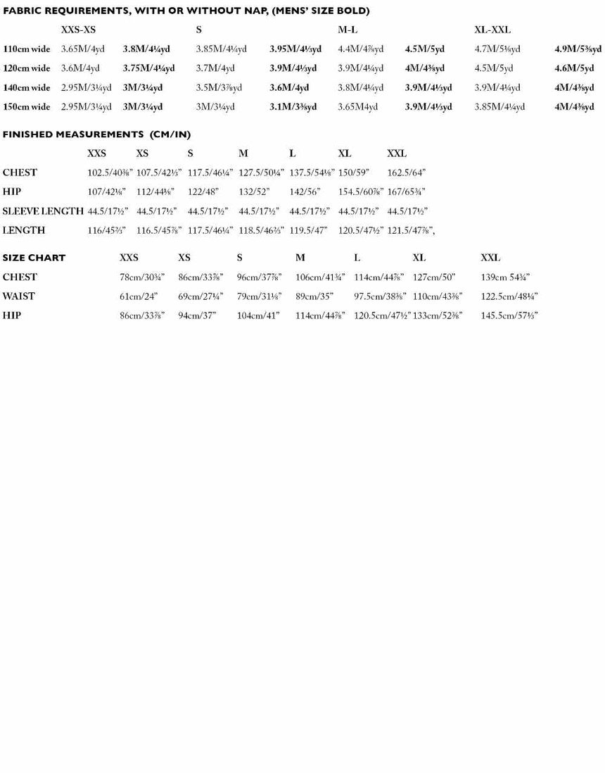 The Sunday Unisex Dressing Gown, Merchant & Mills Sewing Pattern