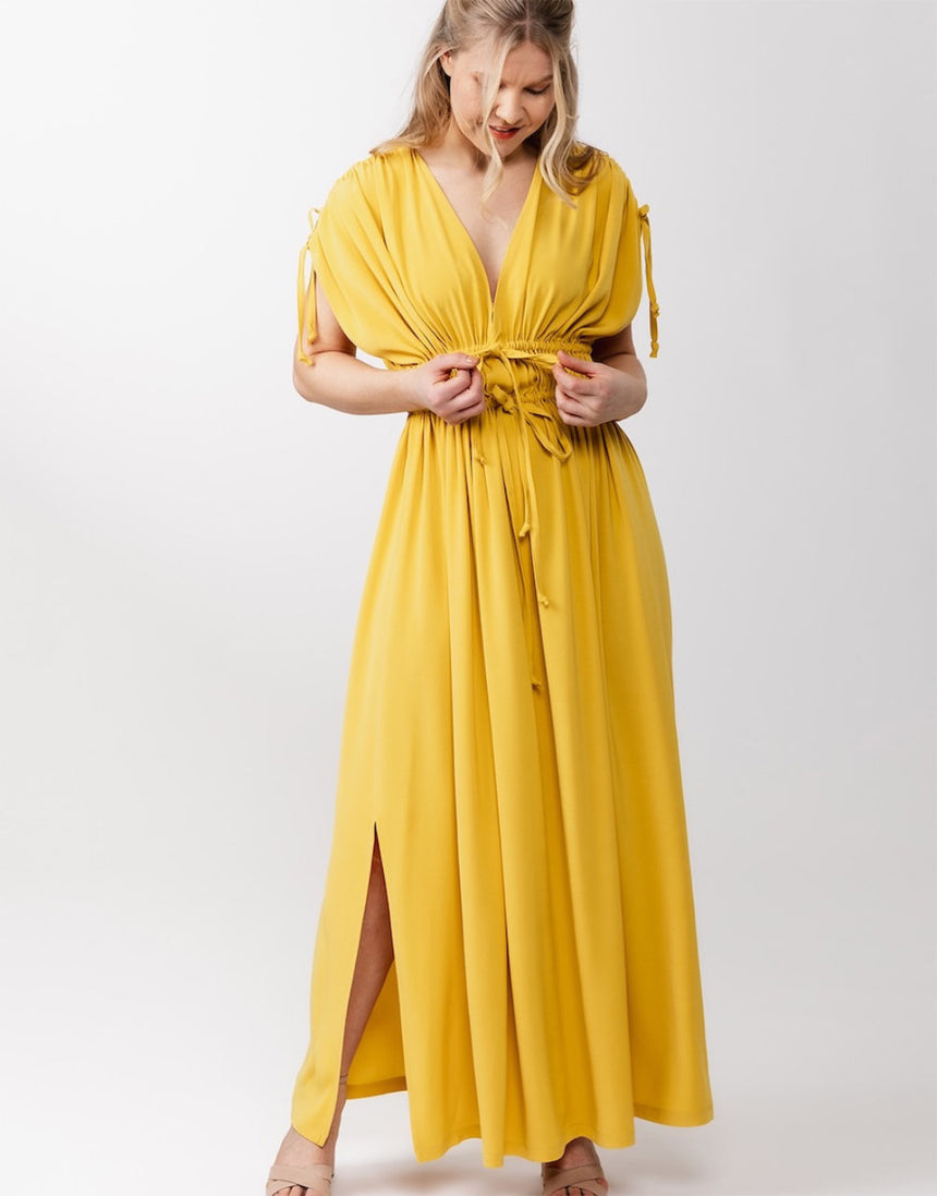 Suvi Caftan Mini & Maxi Dress Sewing Pattern, Named Clothing