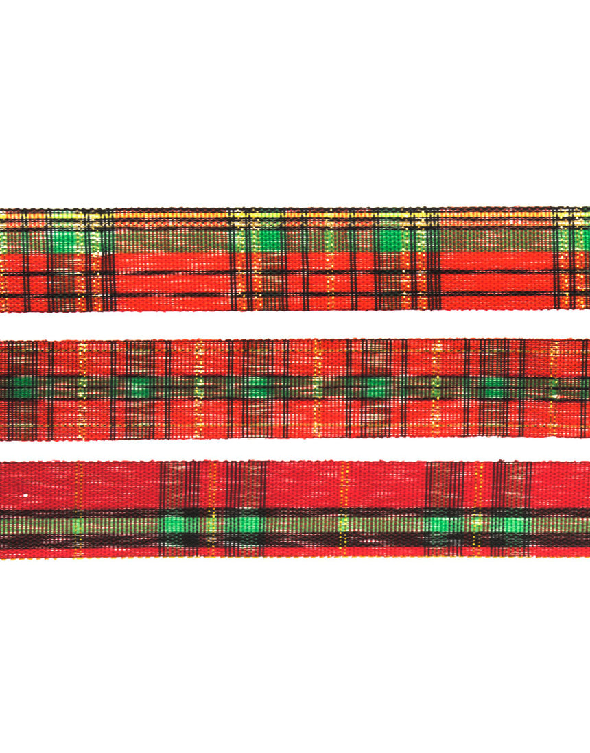 Tartan Ribbon Trio of Festive Classics