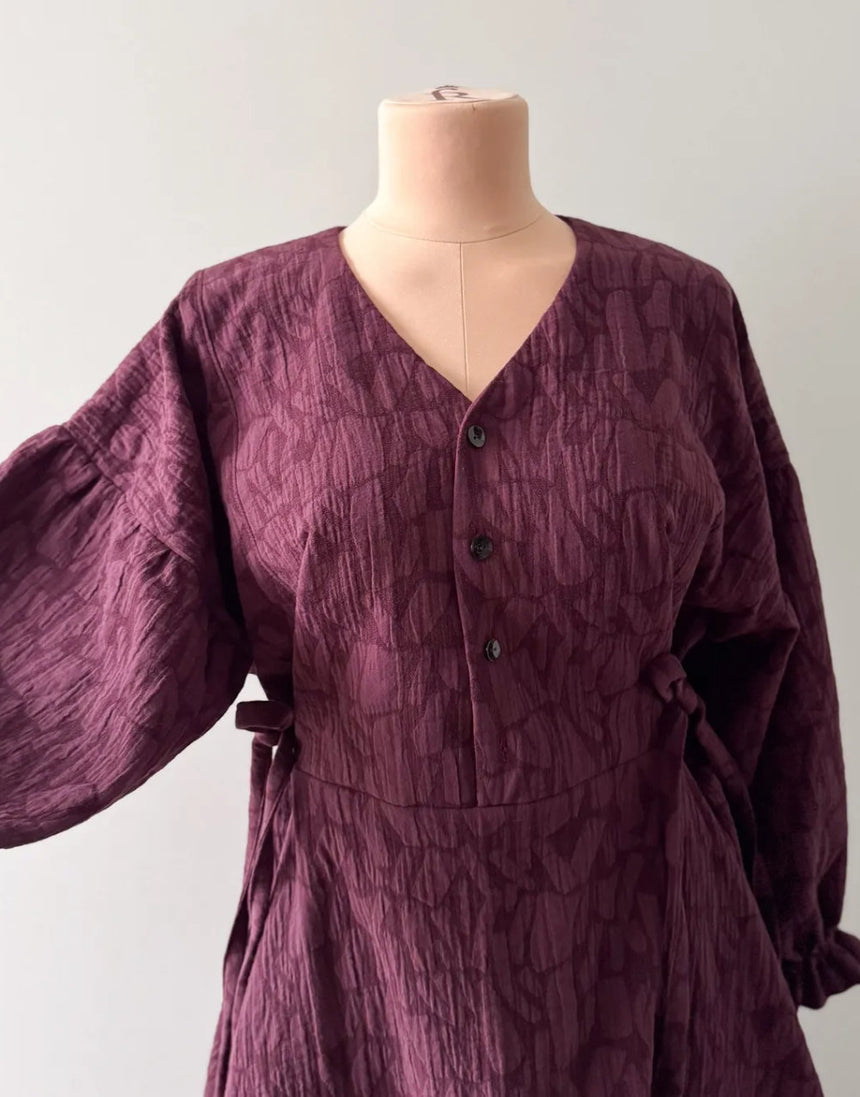 Tie Dress NO 2 PDF Pattern, Sewing Therapy
