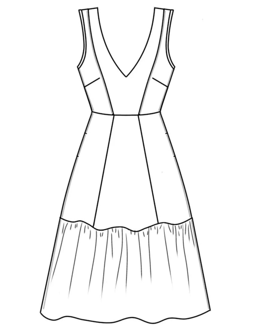 Valentina Dress Sewing Pattern, Emporia Patterns