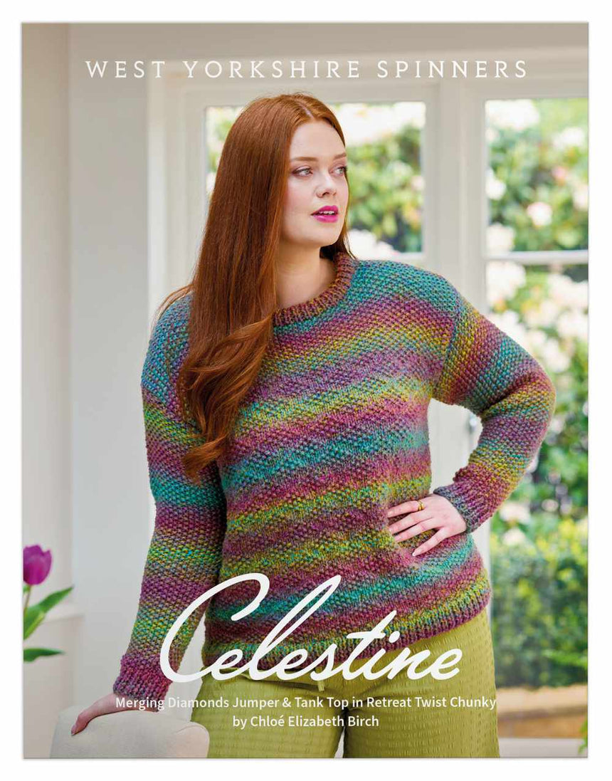 Celestine Tank Top & Jumper Knitting Pattern for Retreat Twist Chunky Yarn, Chloe Birch