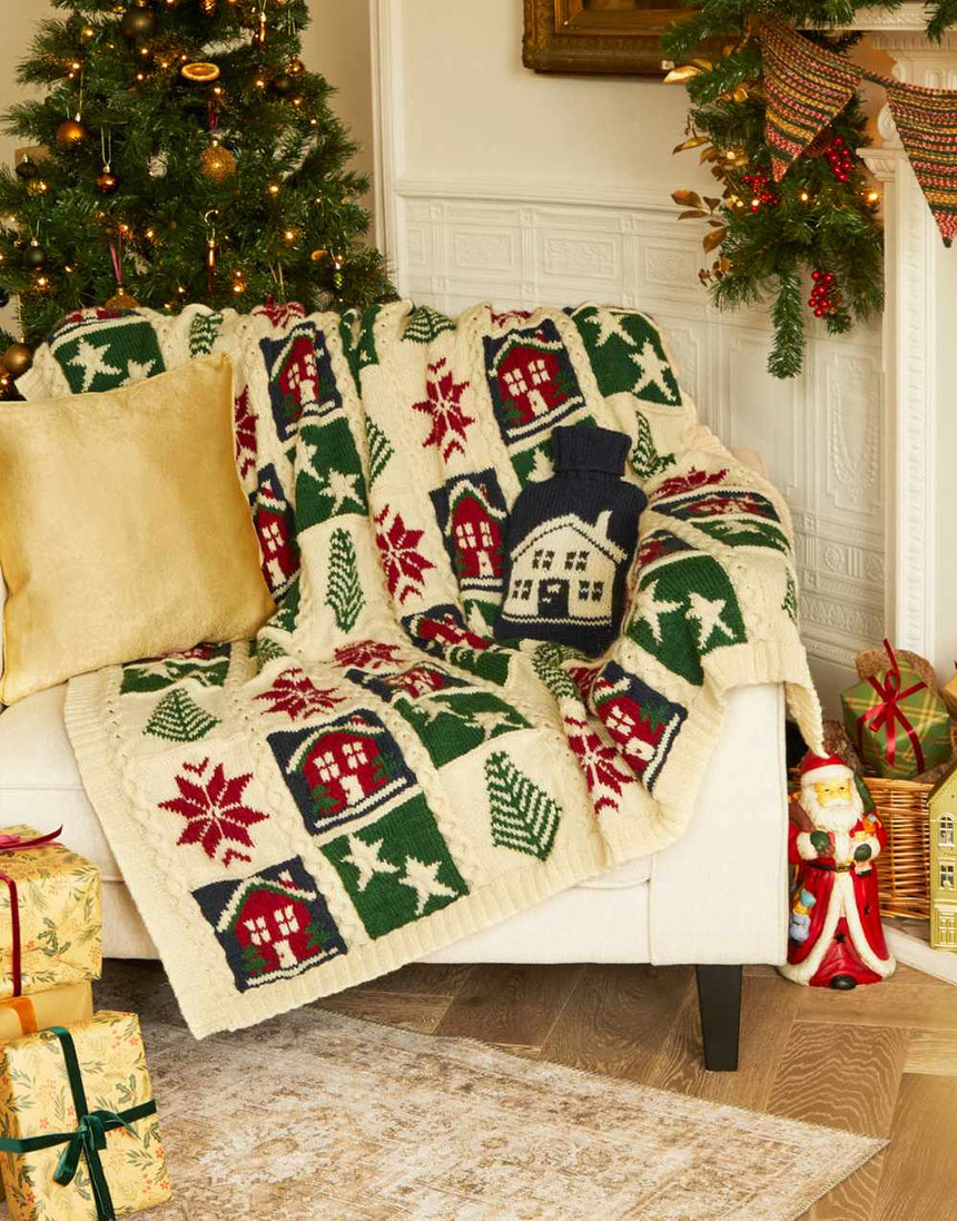 Home For Christmas Knitting Pattern Book, West Yorkshire Spinners