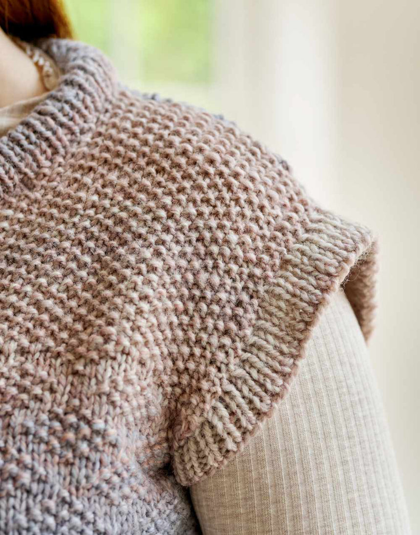 Celestine Tank Top & Jumper Knitting Pattern for Retreat Twist Chunky Yarn, Chloe Birch