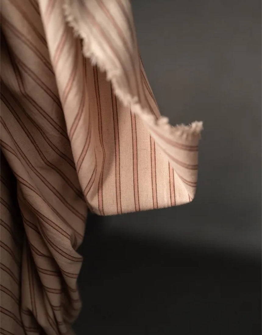 Whiskey Organic Cotton/Linen Stripe, Merchant & Mills