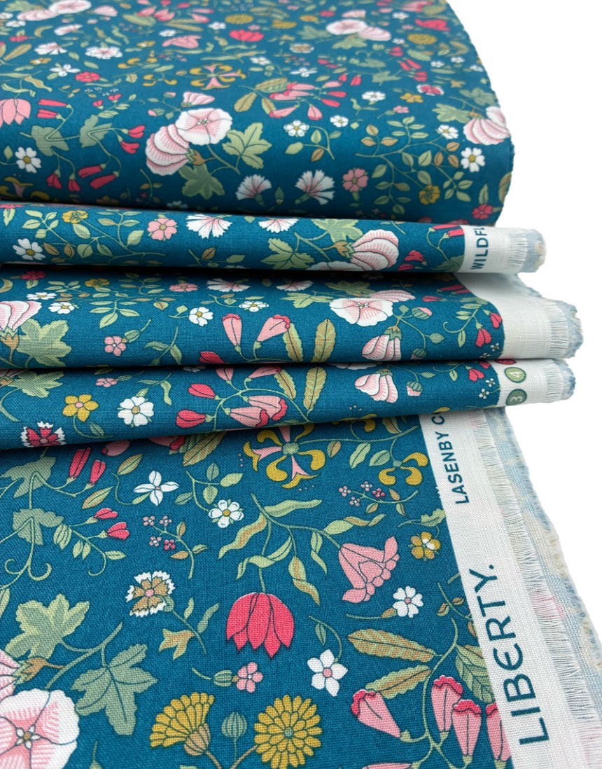 Liberty Fabrics Lasenby Quilting Cotton, Everlasting - Wildflower Field A
