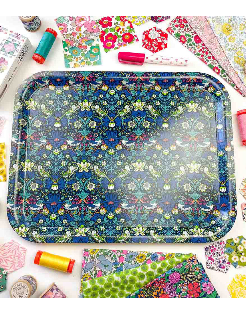 Large Tray in Liberty Strawberry Thief