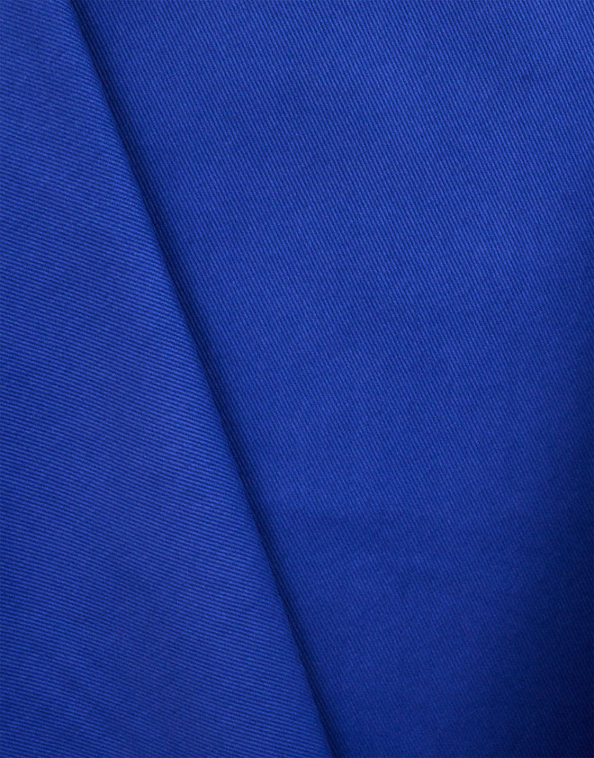 Hypnotic Blue Cotton Gabardine Twill Fabric, Atelier Brunette