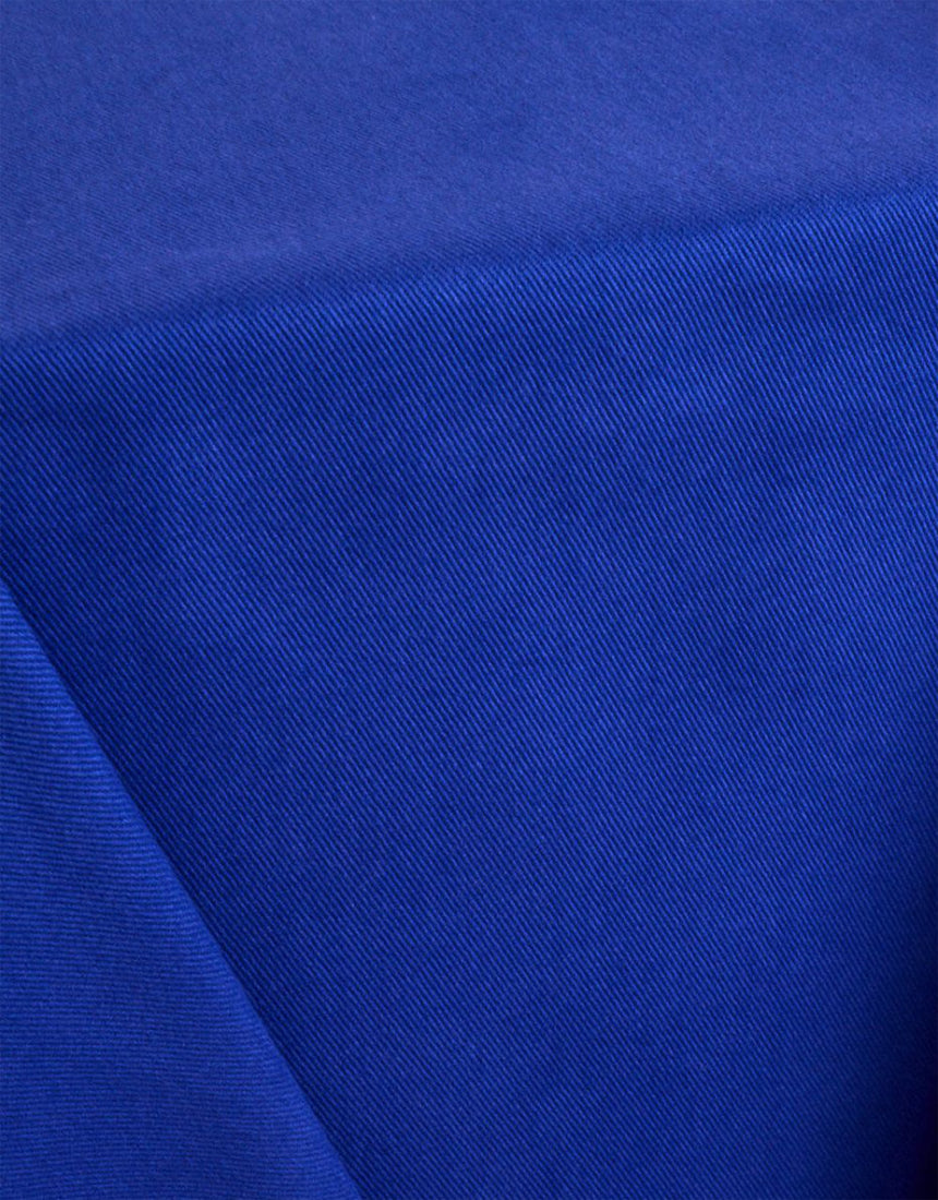 Hypnotic Blue Cotton Gabardine Twill Fabric, Atelier Brunette