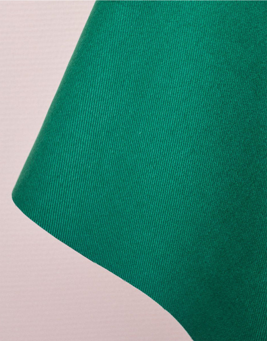 Juicy Green Cotton Gabardine Twill Fabric, Atelier Brunette