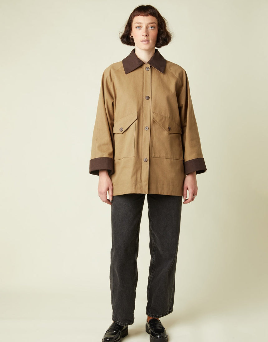 La Barn Jacket Sewing Pattern, Atelier Brunette