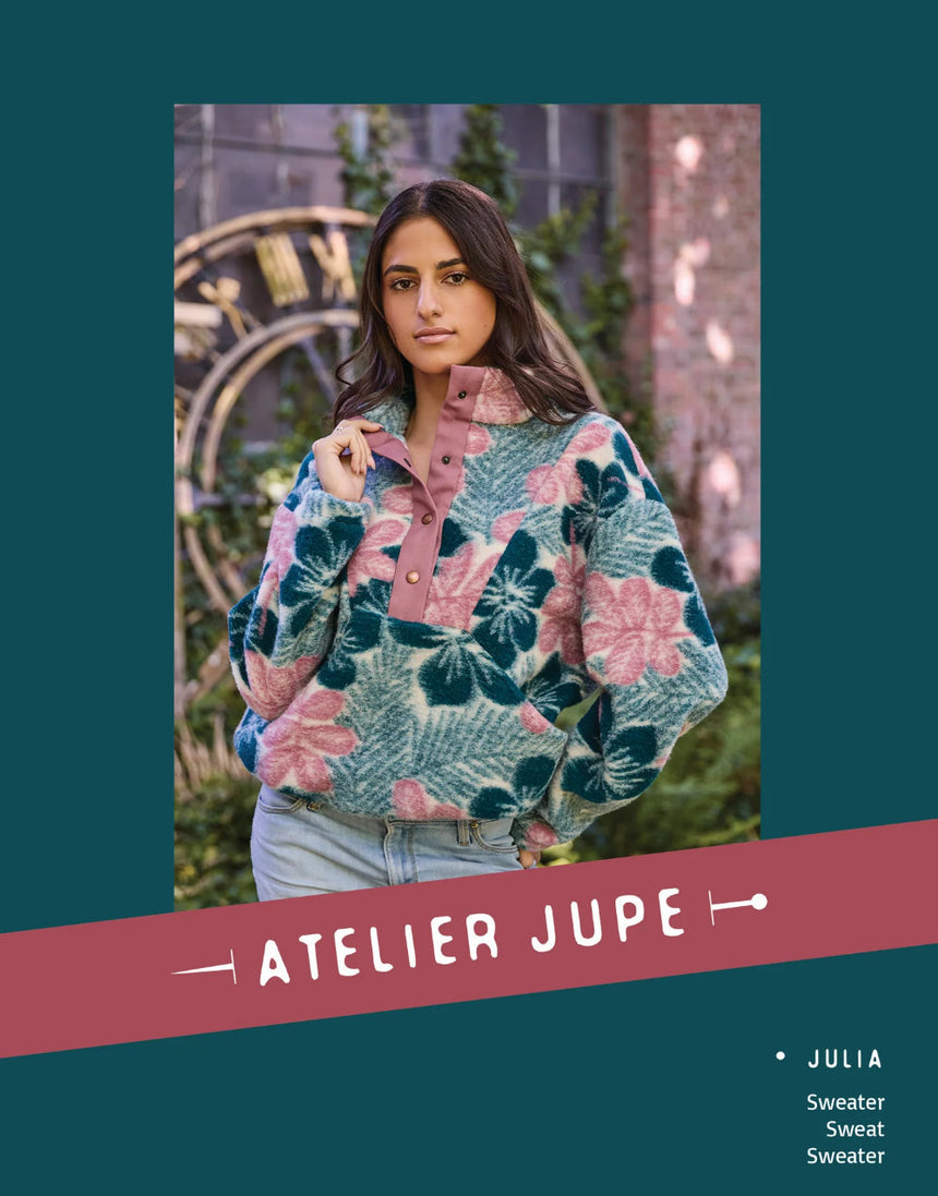 Julia Sweater Sewing Pattern, Atelier Jupe