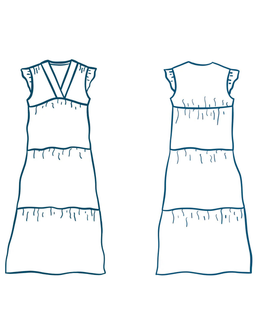 Lea Sundress Sewing Pattern, Atelier Jupe