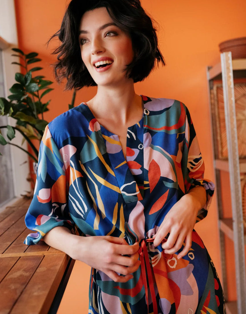 Lynn Kaftan Dress Sewing Pattern, Atelier Jupe