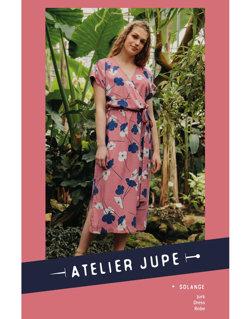 Solange Dress Sewing Pattern, Atelier Jupe