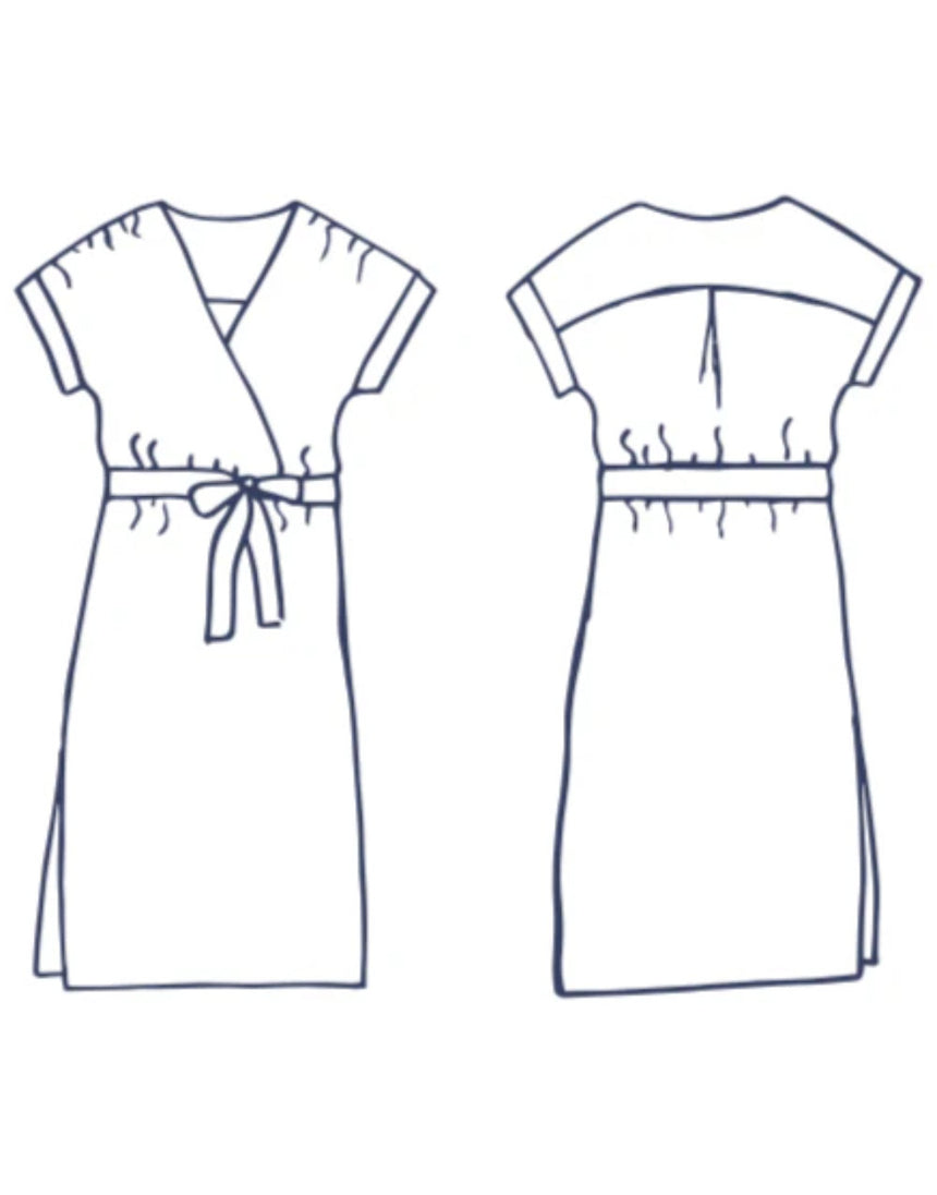 Solange Dress Sewing Pattern, Atelier Jupe