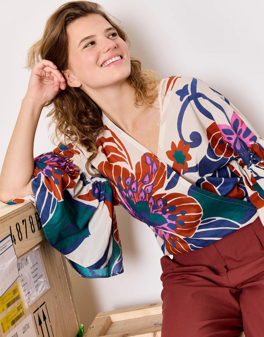 Trixie Blouse Sewing Pattern, Atelier Jupe