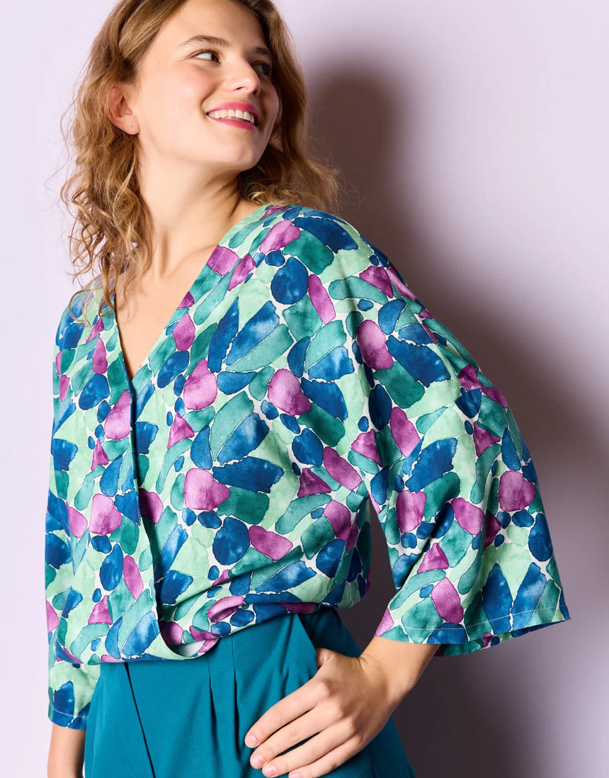 Trixie Blouse Sewing Pattern, Atelier Jupe