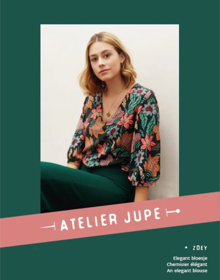 Zoey Blouse Sewing Pattern, Atelier Jupe