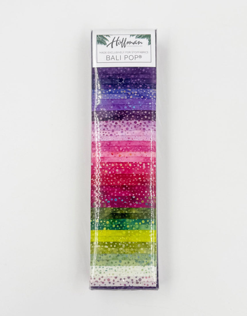 Bali Pop 2.5" Fabric Strips, Hoffman Fabrics