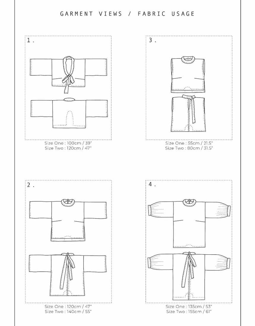 Tie Top Zero Waste Sewing PDF Pattern, Birgitta Helmersson