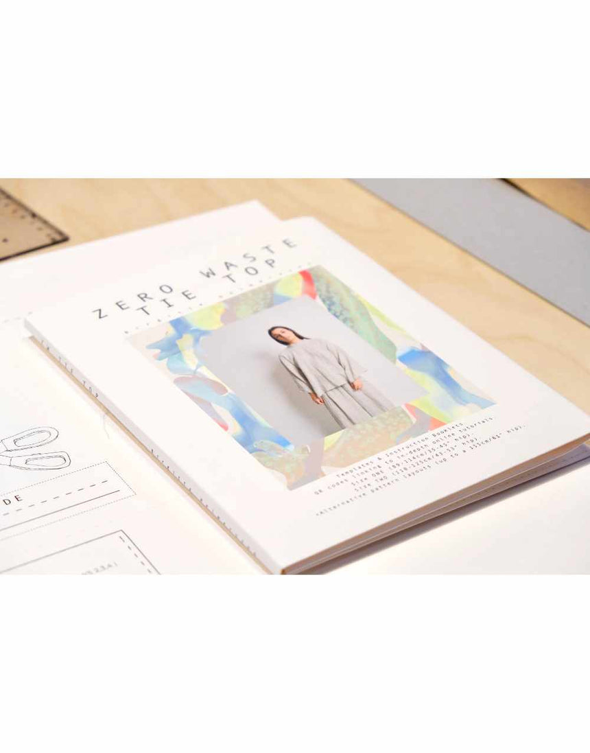 Tie Top Zero Waste Sewing PDF Pattern, Birgitta Helmersson