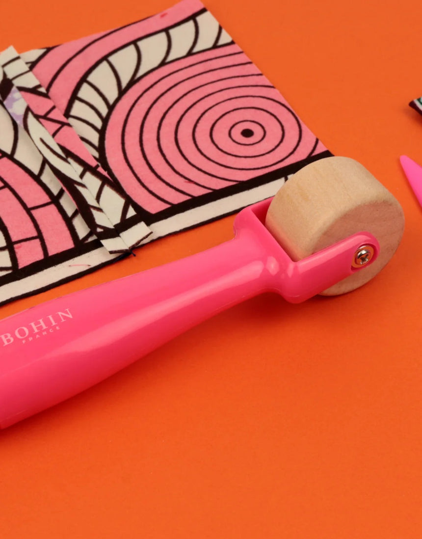 Bohin Wooden Sewing Presser Roller