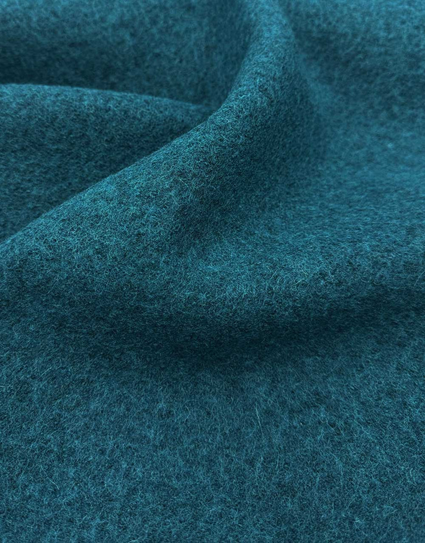 Sapphire 100% Boiled Wool Fabric
