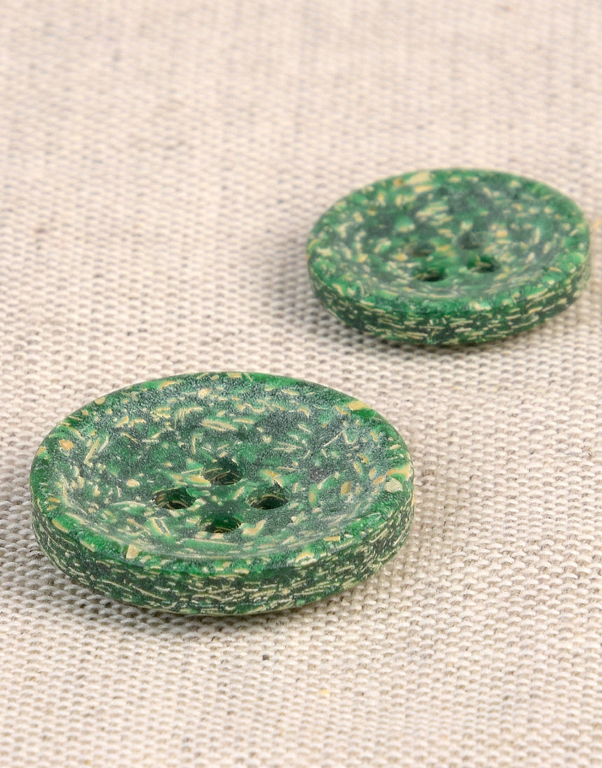 Natural Rice Husk Buttons, 15mm