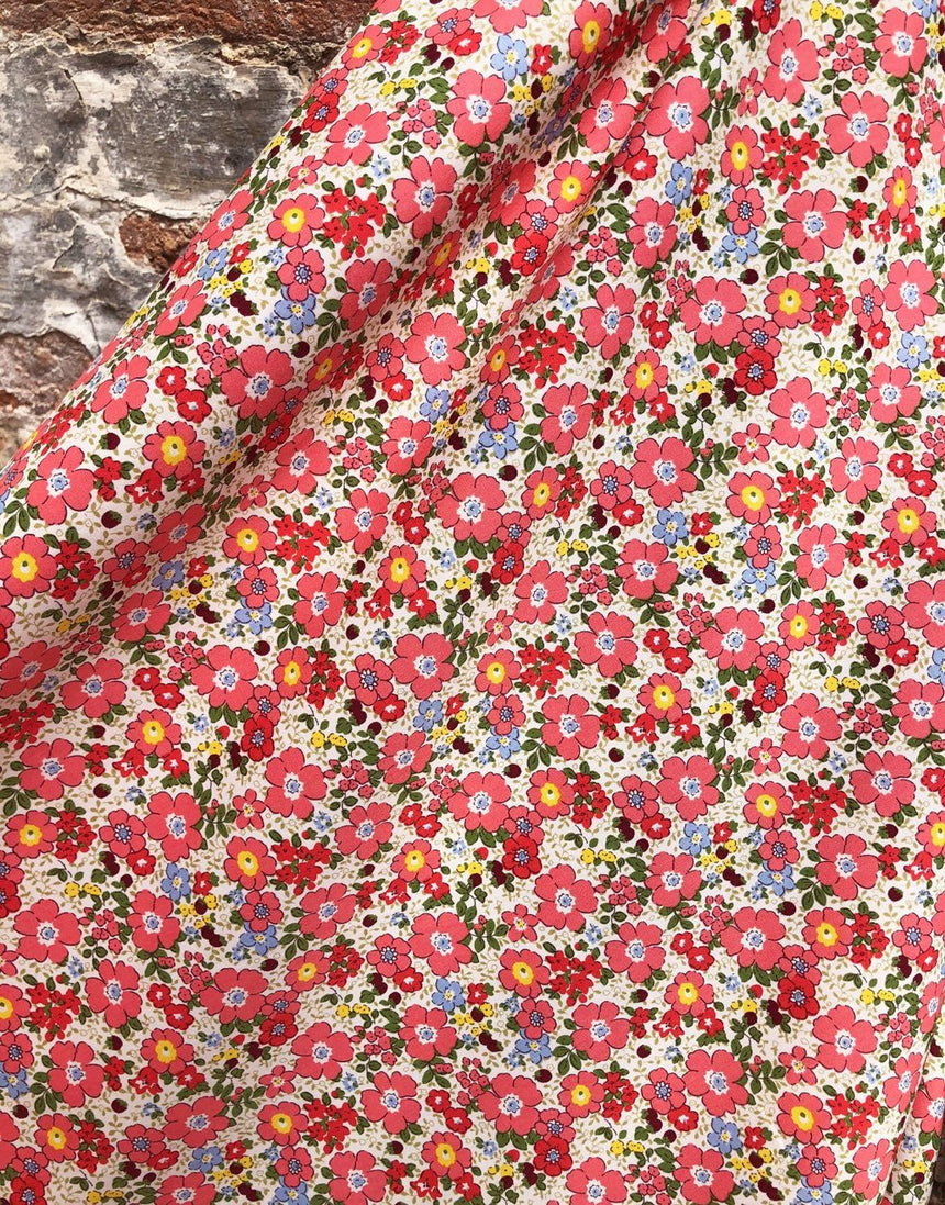 Coral Garden Printed Cotton Fabric