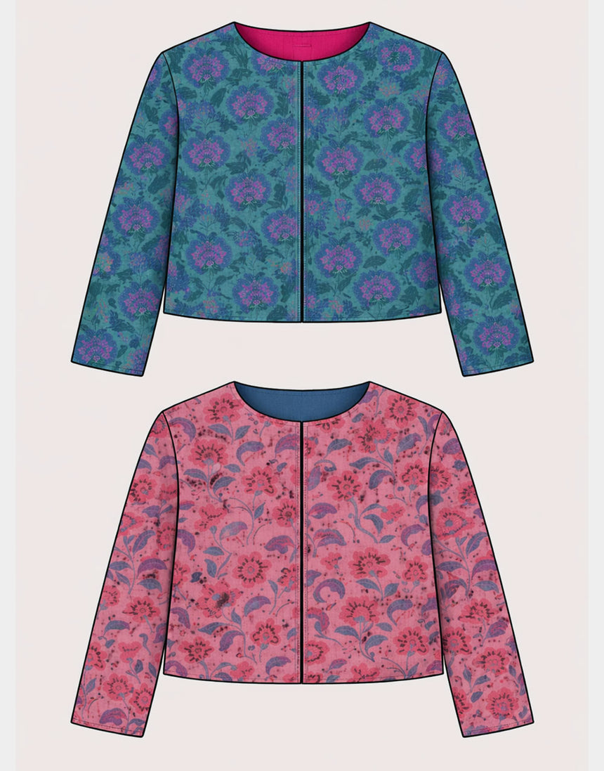 Clothkits® Boxy Jacket Kit - Quilted Double Gauze