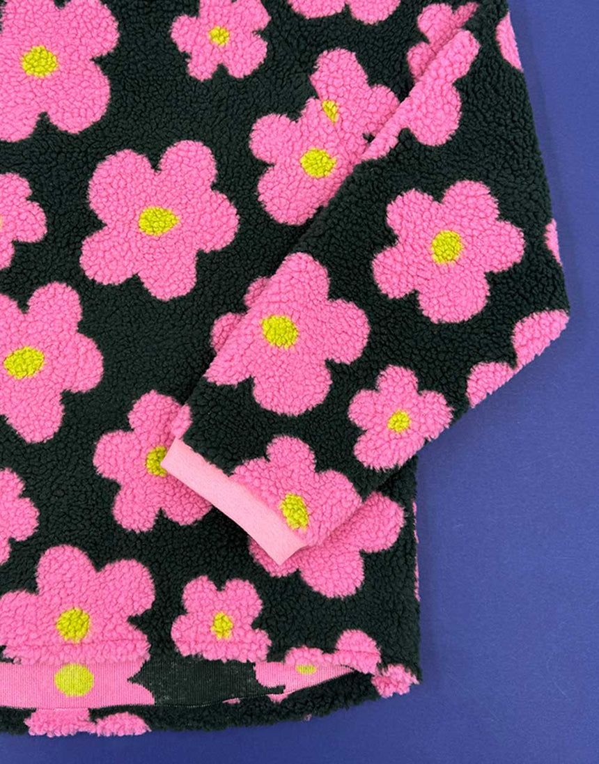 Aspen Kids Groovy Bloom Teddy Fleece Jumper Kit, Pattern Paper Scissors